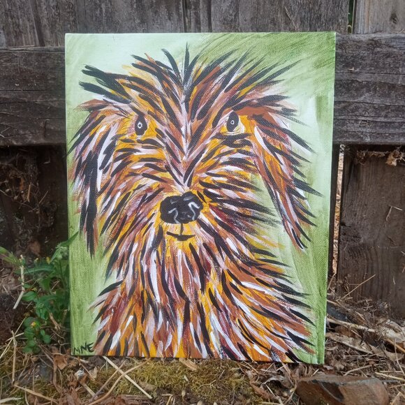Scruffy Dog Painting - Picture 5 of 7